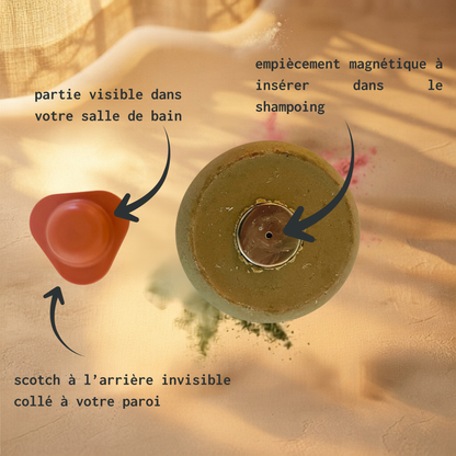 Porte-shampoing magnétique